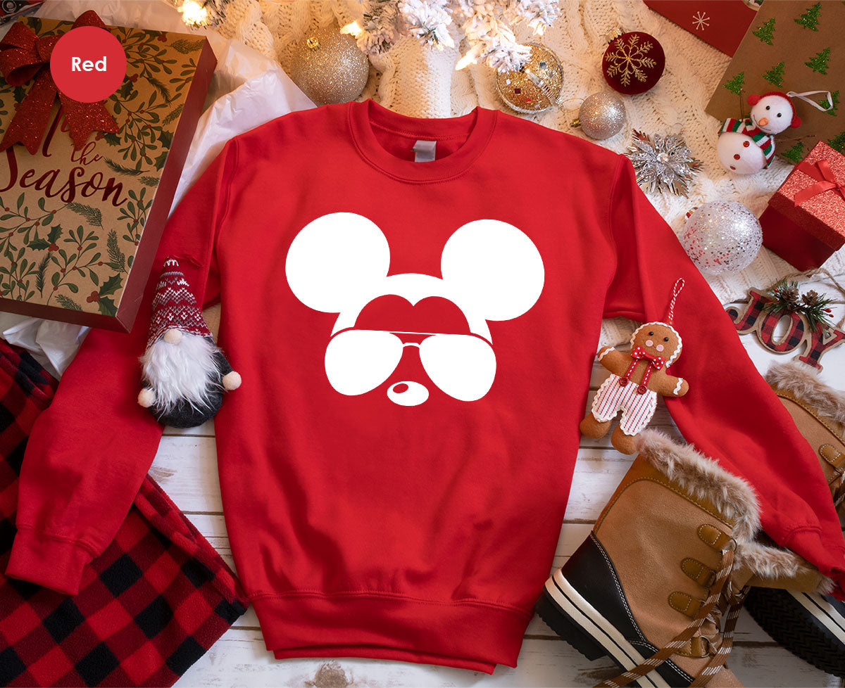 Disney Sweatshirt, Disney Mickey Graphic Tee for Kids, Disney Gift for Kids, Mickey Silhouette Unisex Shirt, Disney Family Shirt