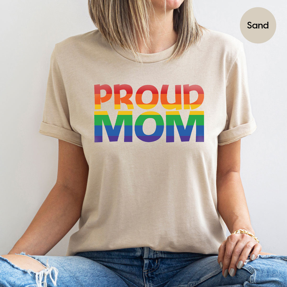 Proud Mom Shirt, LGBT Mom T-Shirt, LGBT Proud Tee