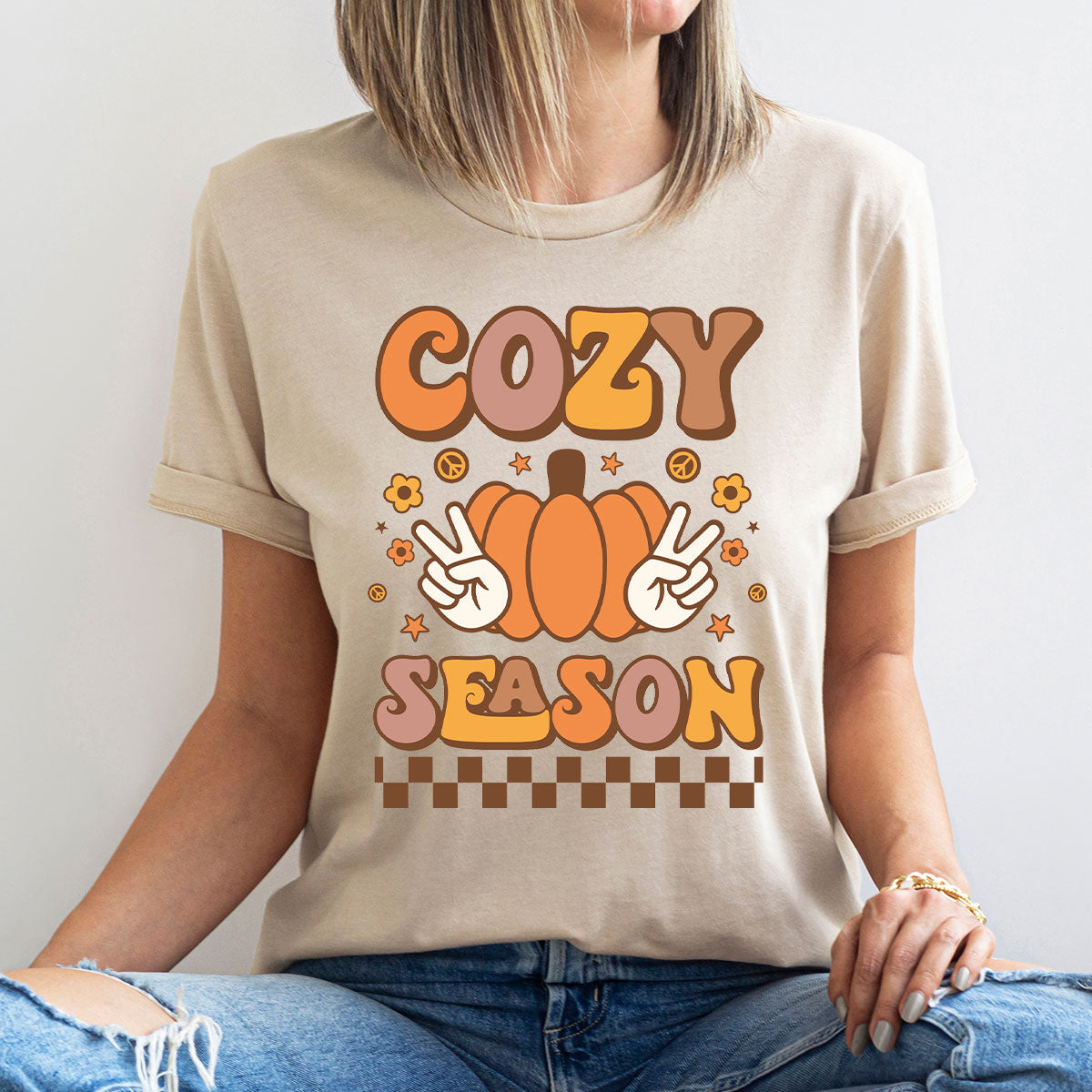 Cozy Thanksgiving Shirt, Funny Thanksgiving T-Shirt, Cozy Season Gee