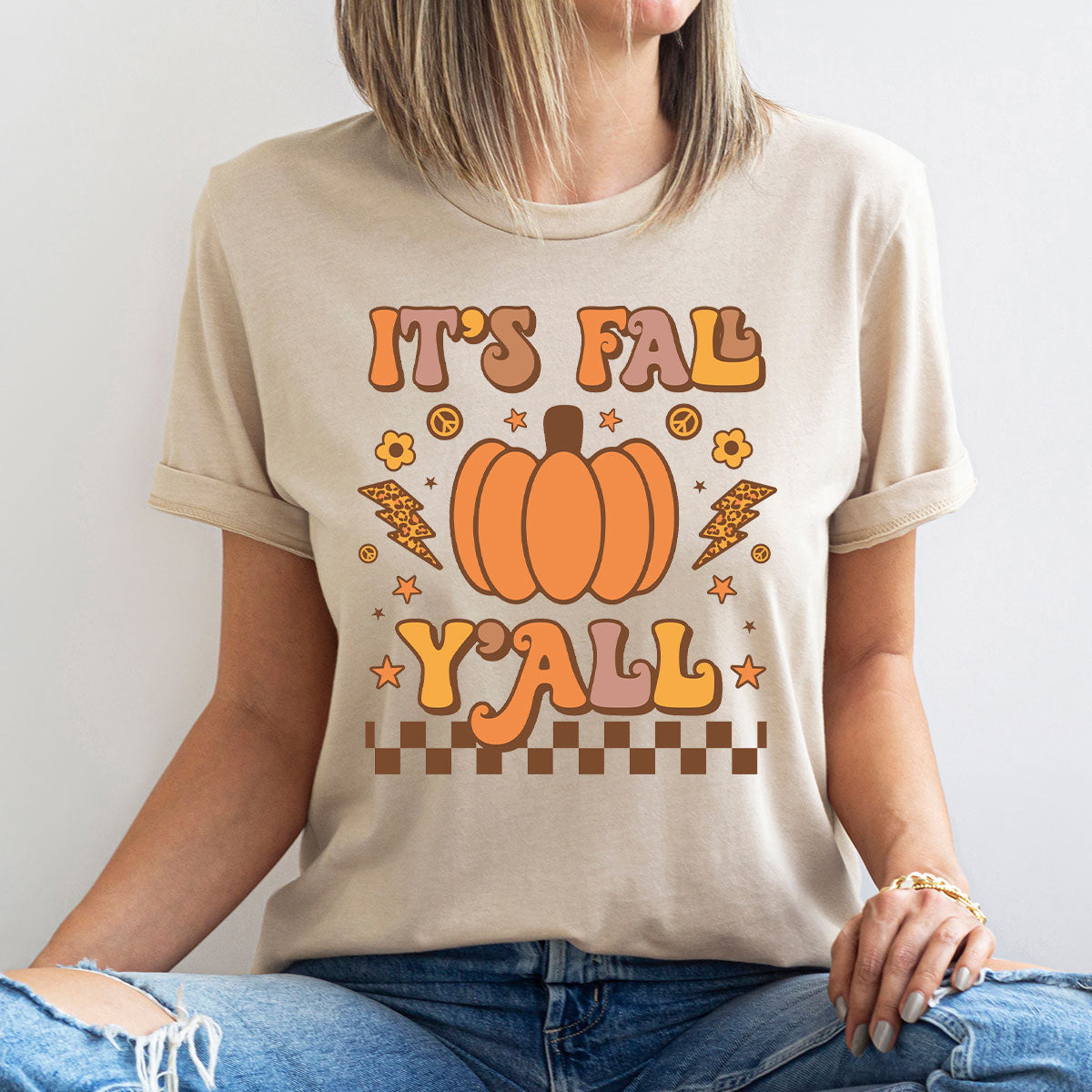 Halloween Fall Shirt, It's Y'Fall T-Shirt, Halloween Fall Hoodie, Long Sleeve and Short Sleeve Shirts