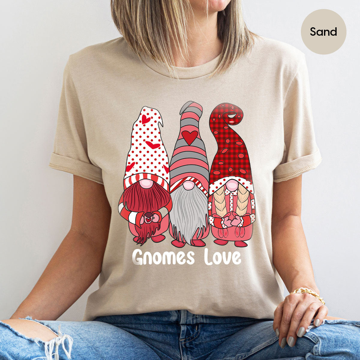 Gnomes Love Shirt, Love 4ever Shirt, Best Love T-Shirt, Valentine's Day Shirt 2023