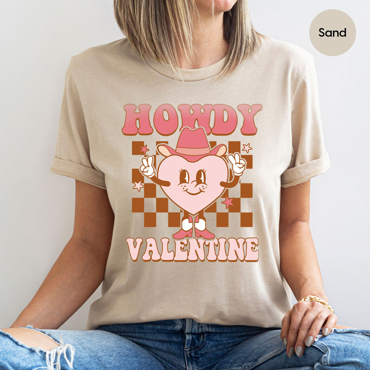 Howdy Valentine Shirt, 2023 Valentine's Day Shirt, Cute Feb 14 Tee