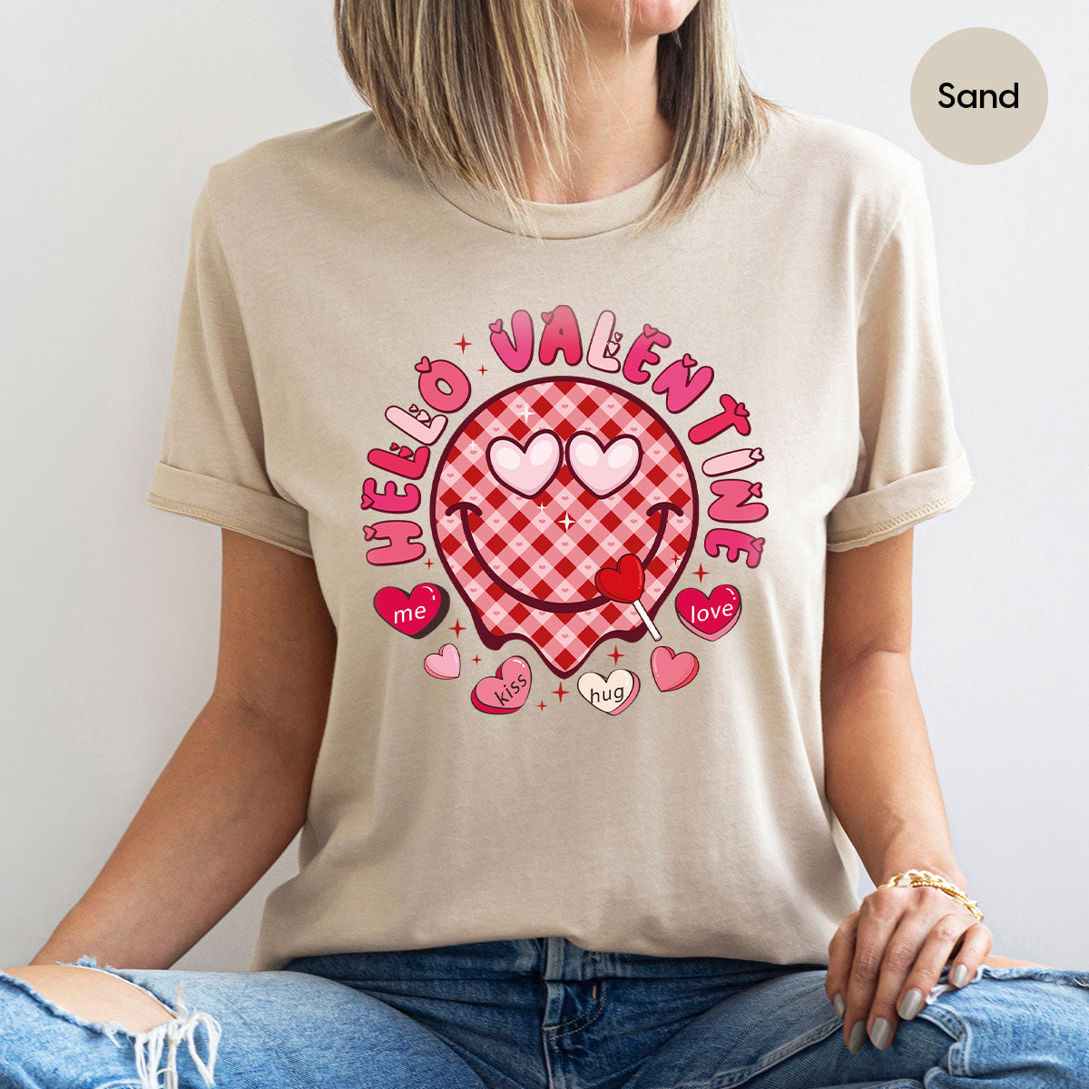 Hello Valentine Shirt, Valentine's Day Love Shirt, Gift for My Love T-Shirt