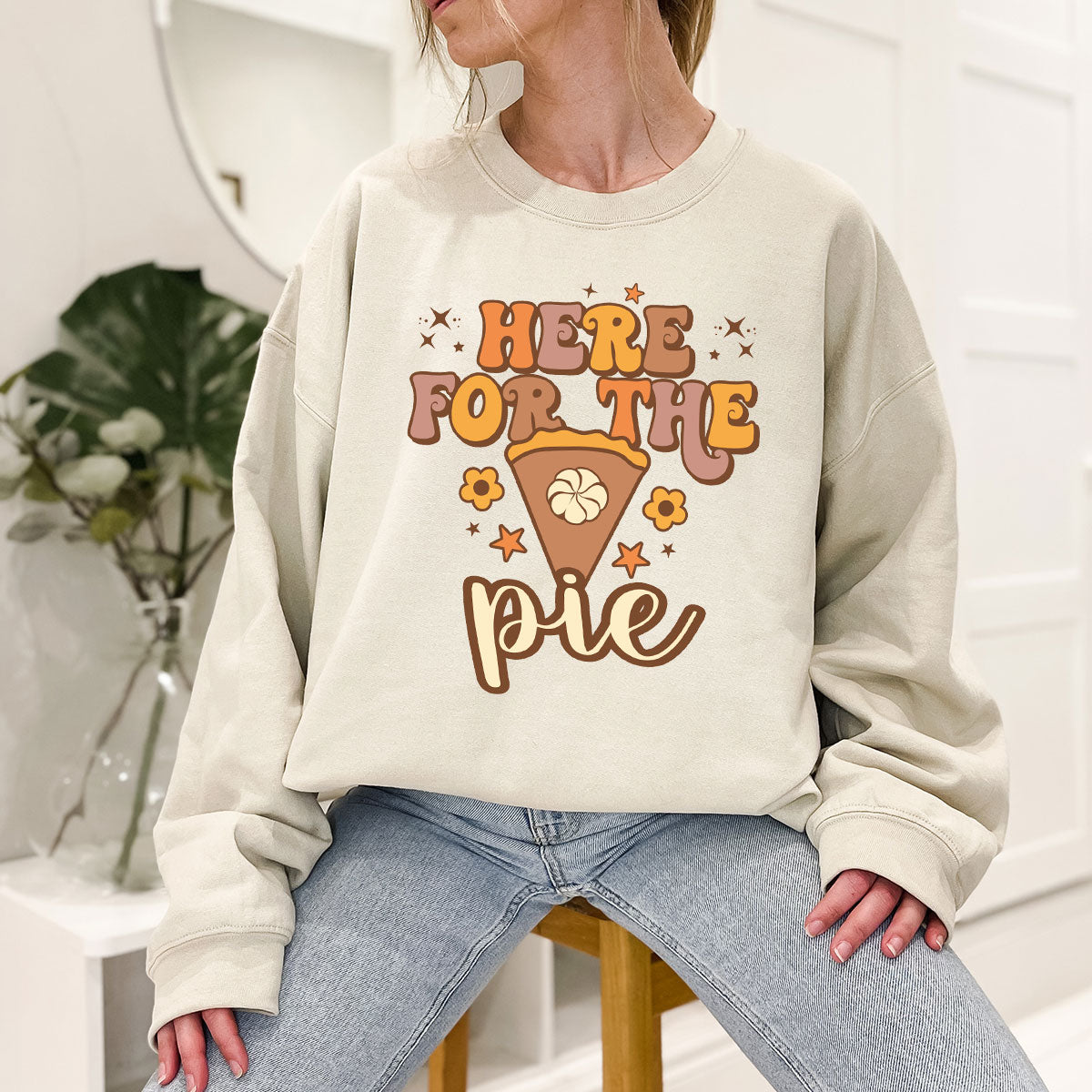 Here For The Pie Shirt, Funny Halloween Shirt, Cute Halloween Hoodie and Sweatshirt