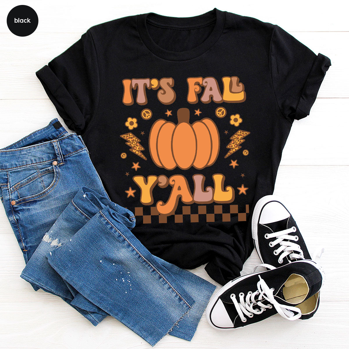 Halloween Fall Shirt, It's Y'Fall T-Shirt, Halloween Fall Hoodie, Long Sleeve and Short Sleeve Shirts