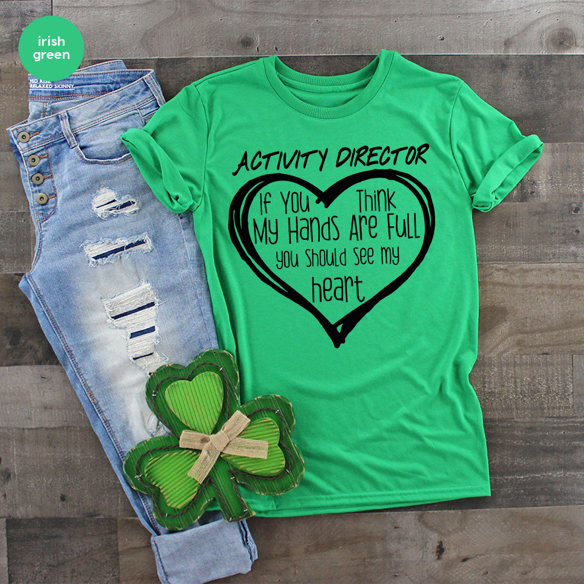 Activity Director Shirt, Love Shirt, Heart Shirt, Gift For Couples