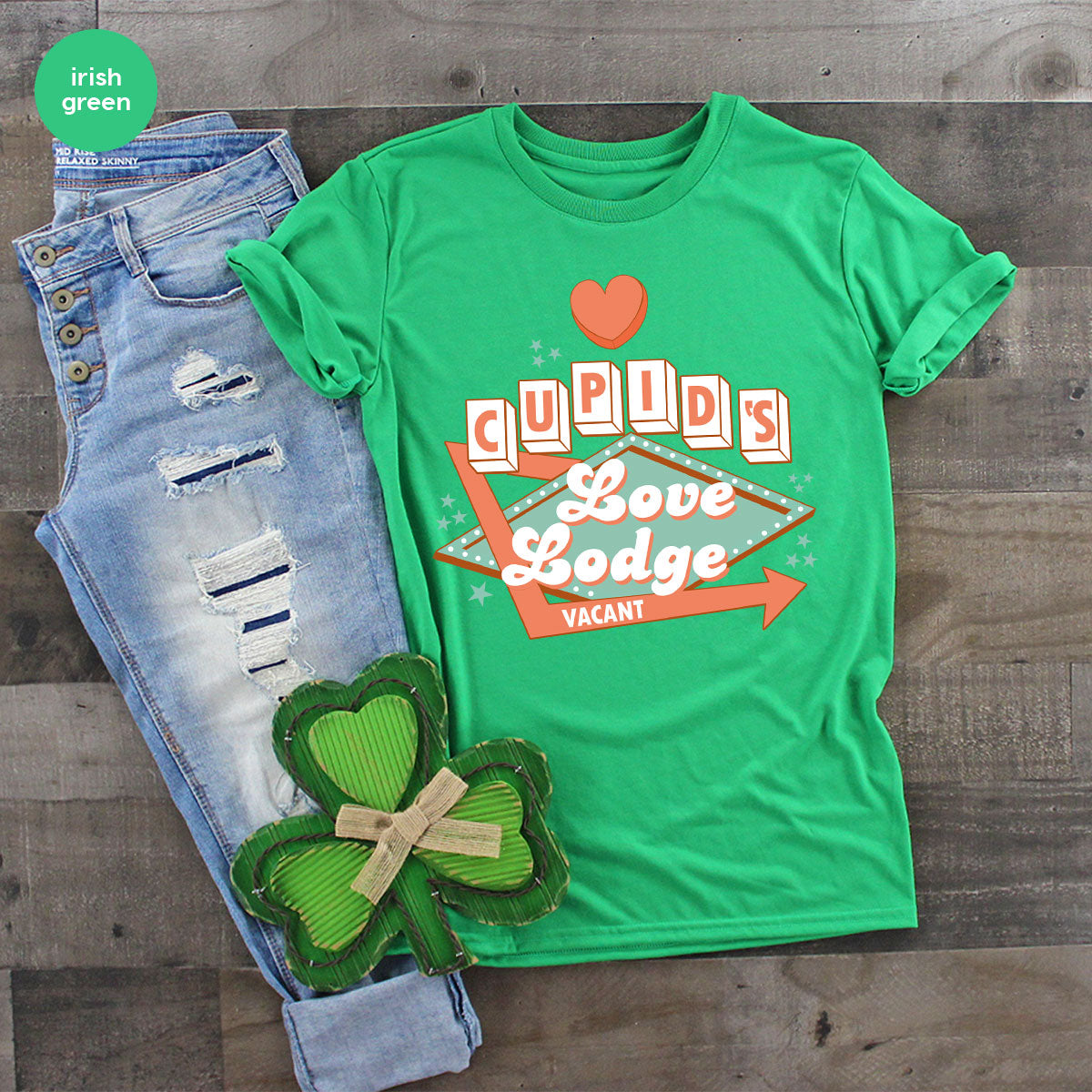 Love Lodge T-Shirt, Valentine's Day Tee, Cupid' Love Lodge Tee, Valentine Shirt