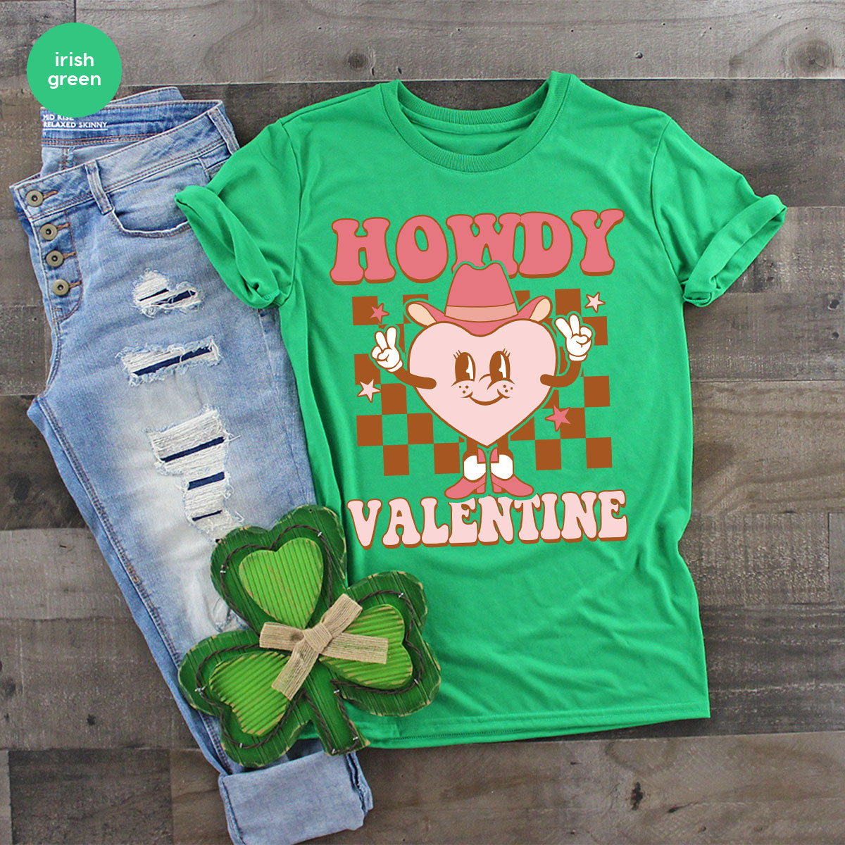 Howdy Valentine Shirt, 2023 Valentine's Day Shirt, Cute Feb 14 Tee