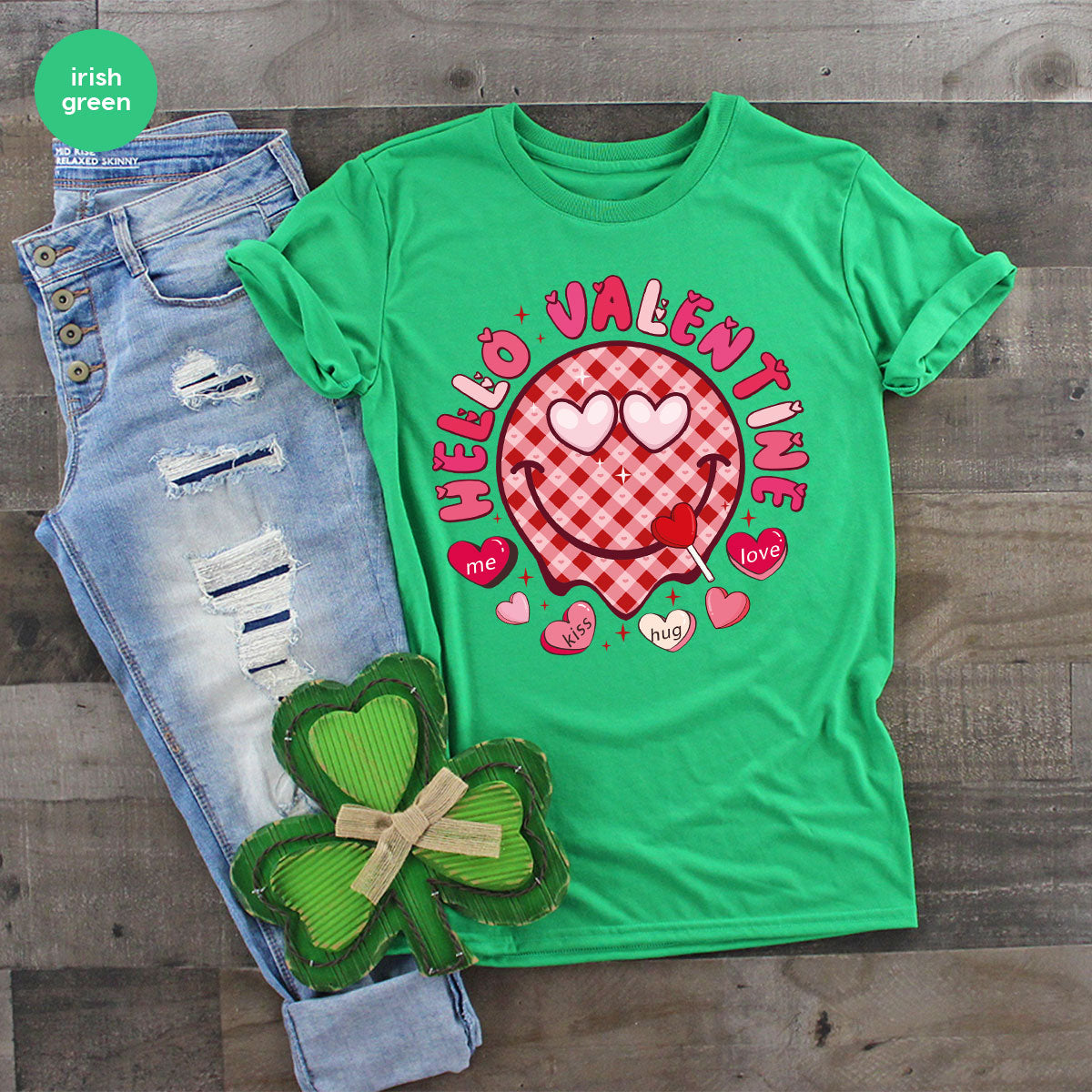 Hello Valentine Shirt, Valentine's Day Love Shirt, Gift for My Love T-Shirt