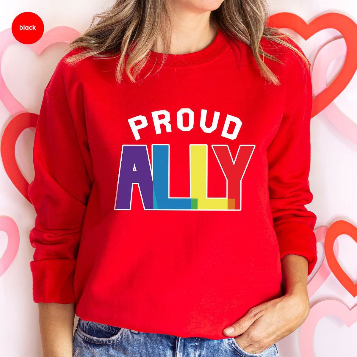 Proud Ally Shirt, LGBT Ally T-Shirt, LGBT Proud Tee