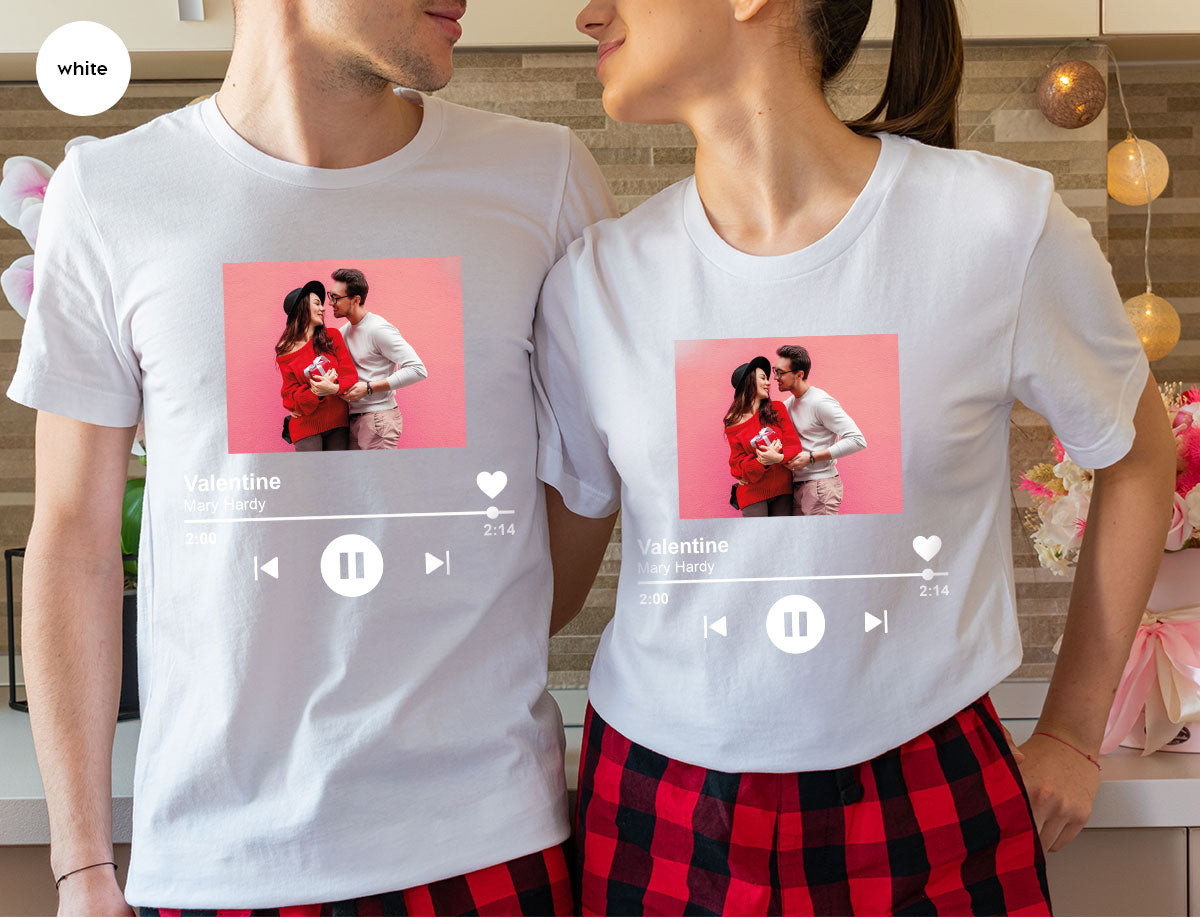 Custom Photo Valentine's Day Shirt, Personalized Valentine's Day Gift, Custom Photo Lover's Day Shirt