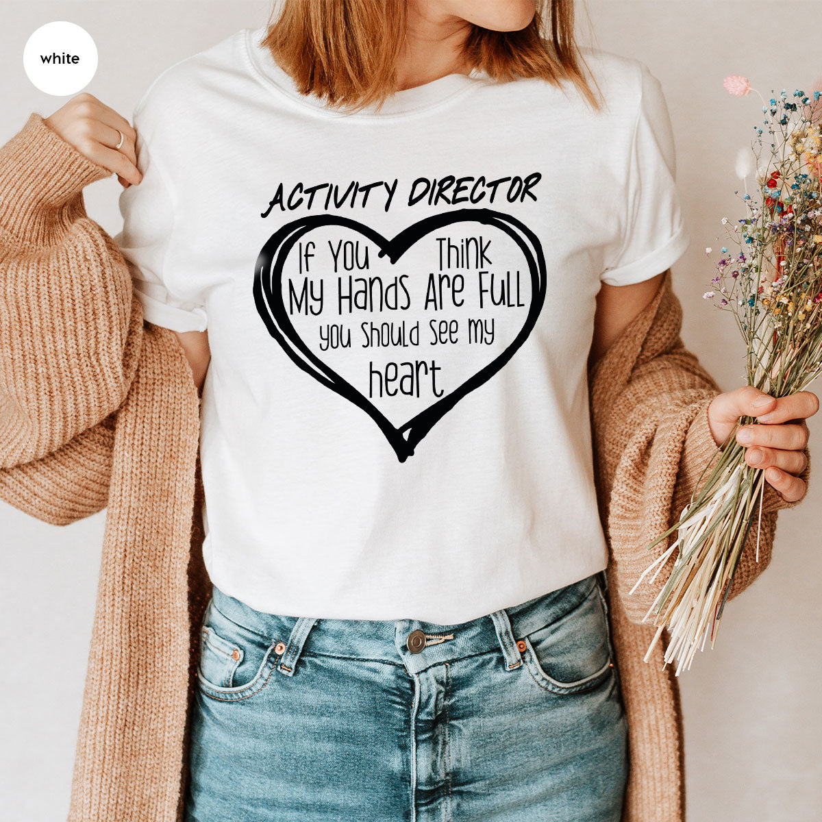 Activity Director Shirt, Love Shirt, Heart Shirt, Gift For Couples