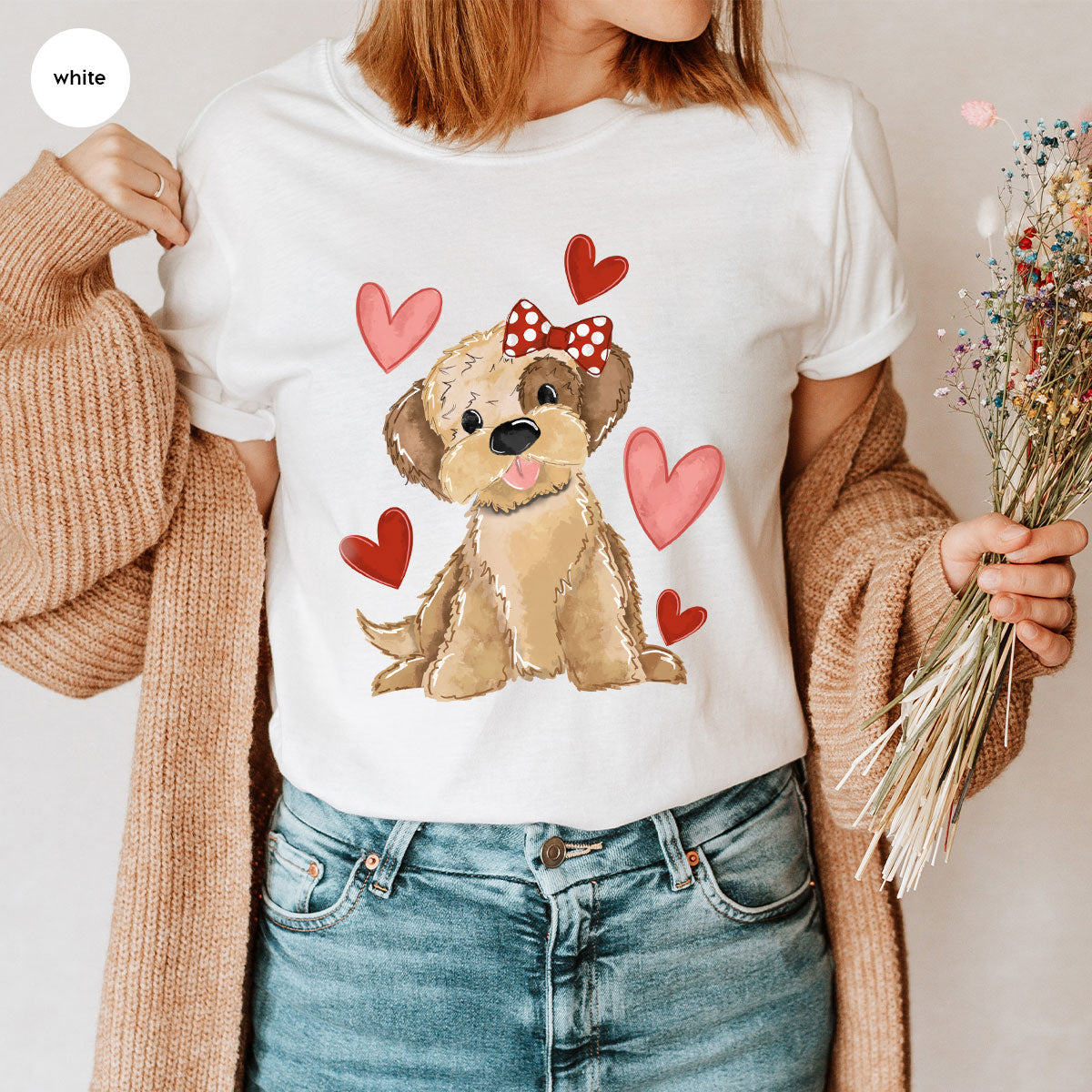 Sweet Dog Shirt, Valentine's Day Dog Lover Shirt, Pet T-Shirt, Pet Lover Tee