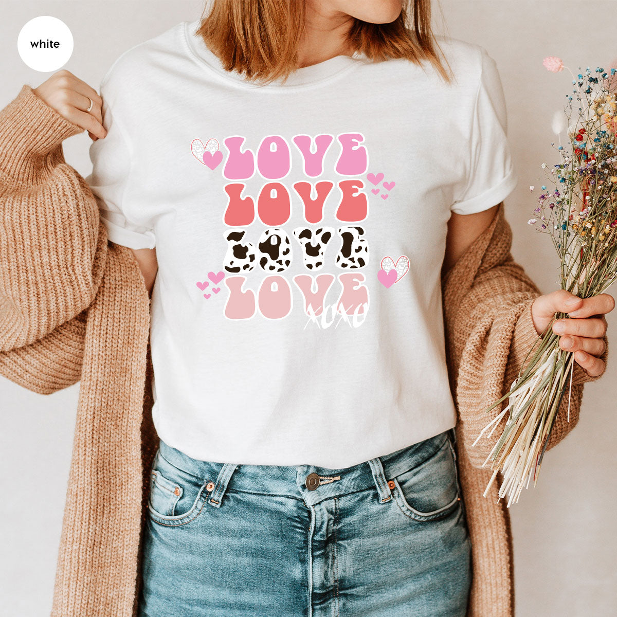 Love Shirt, Love Day T-Shirt, Valentine's Day Tee, 2023 Valentine's Day Gift