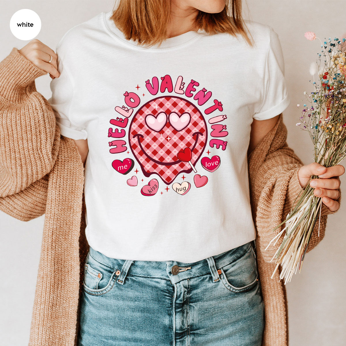 Hello Valentine Shirt, Valentine's Day Love Shirt, Gift for My Love T-Shirt