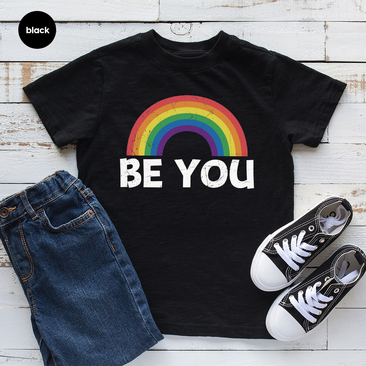 Rainbow T-Shirt, Be You Shirt, LGBT Pride Shirt, LGBT T-Shirt