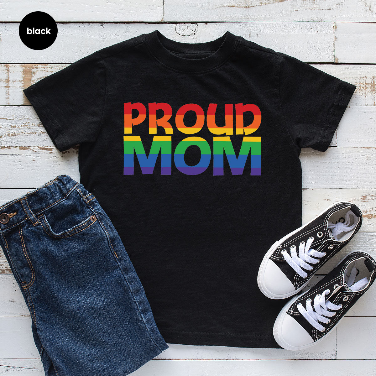 Proud Mom Shirt, LGBT Mom T-Shirt, LGBT Proud Tee