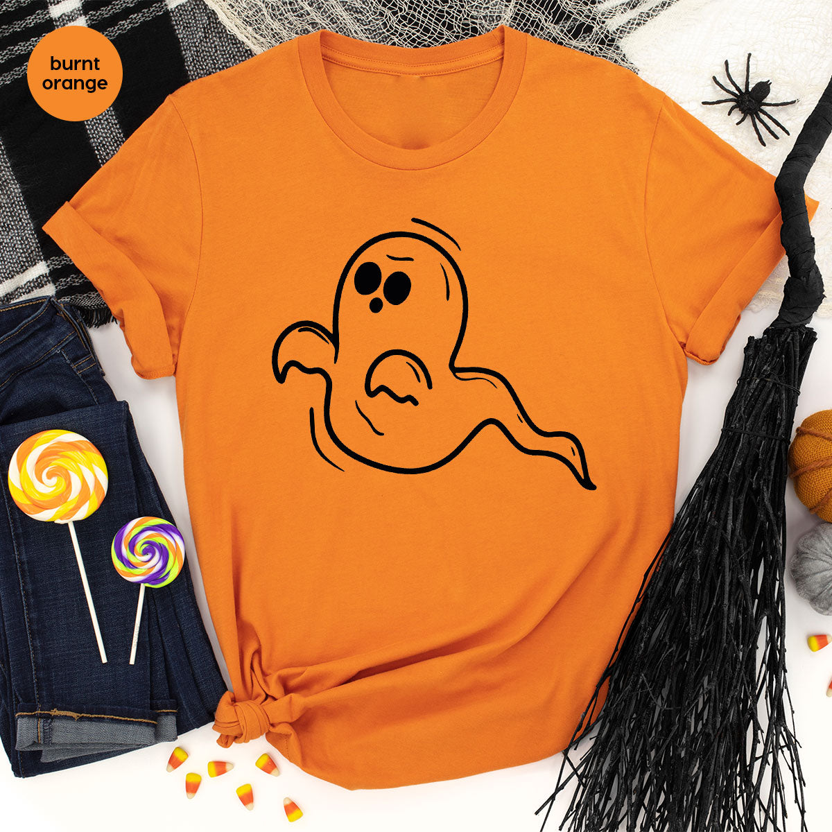 Halloween Ghost T-Shirt, Best Halloween Shirt Design, Halloween Boo Shirt