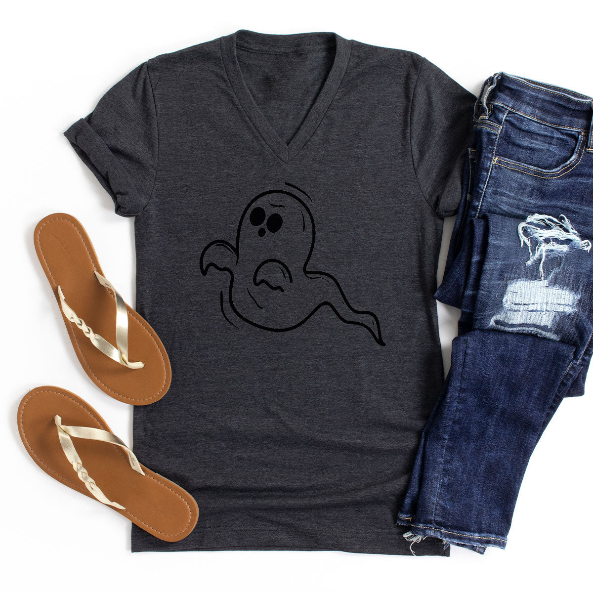 Halloween Ghost T-Shirt, Best Halloween Shirt Design, Halloween Boo Shirt