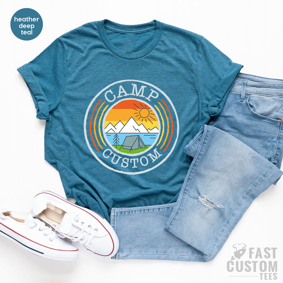 Custom Camp T-Shirt, Camping Shirt İdea, Personalized Camping Shirt