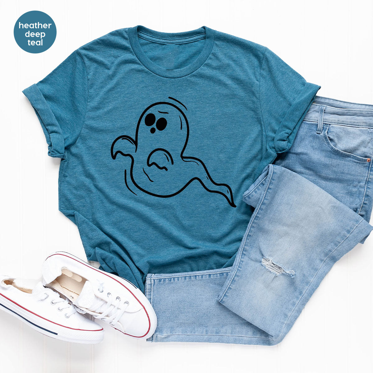 Halloween Ghost T-Shirt, Best Halloween Shirt Design, Halloween Boo Shirt