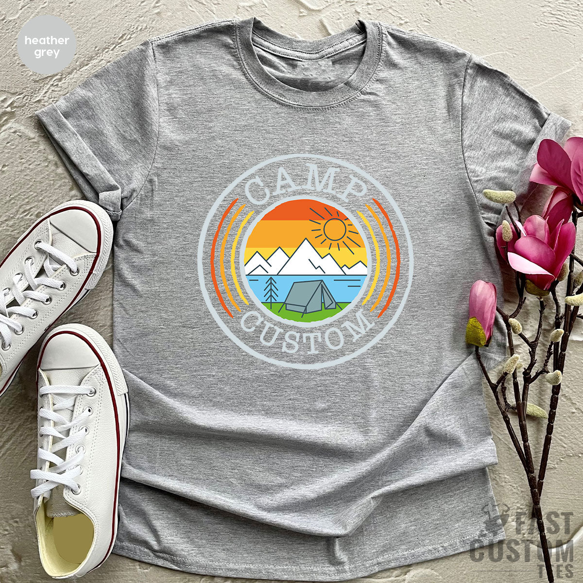 Custom Camp T-Shirt, Camping Shirt İdea, Personalized Camping Shirt