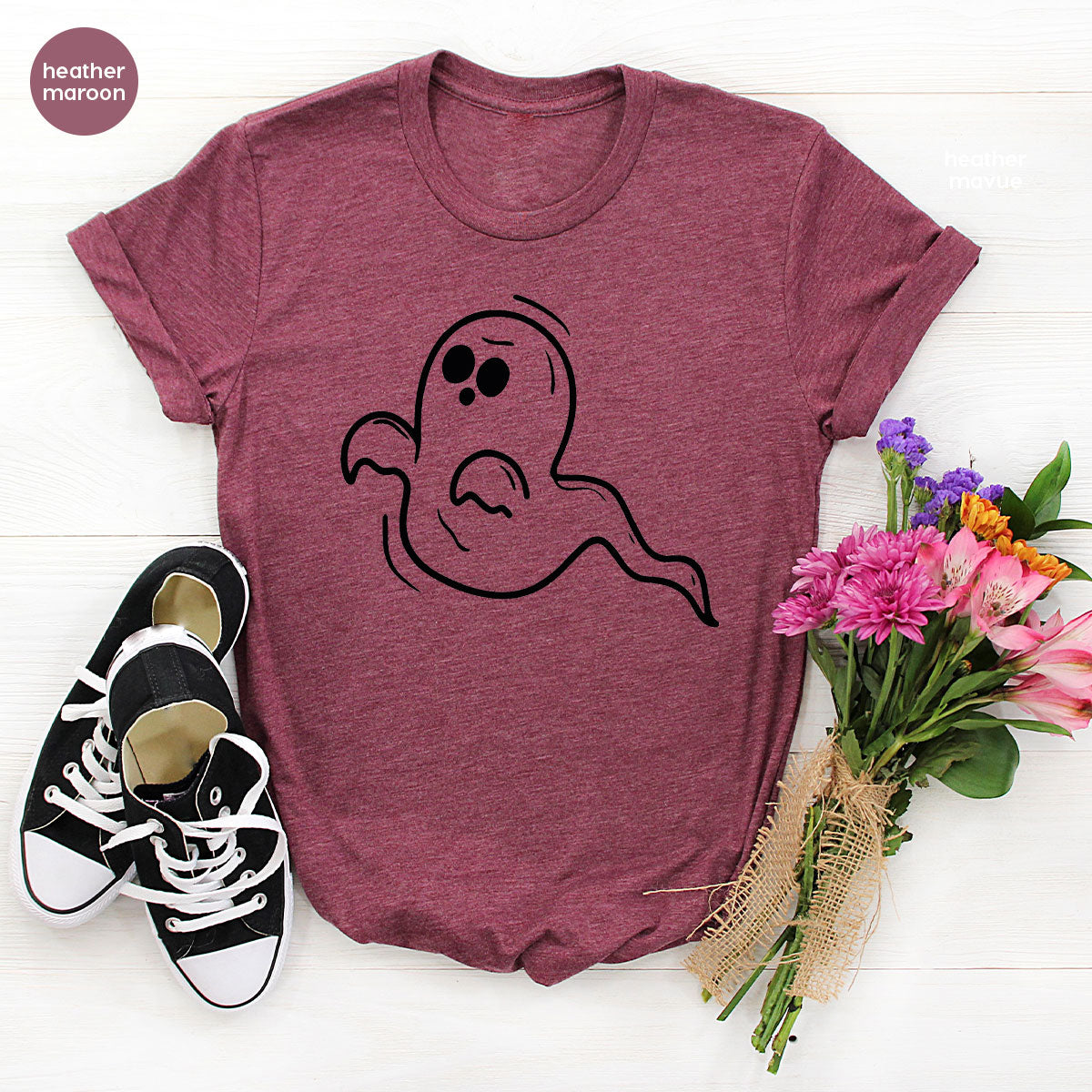 Halloween Ghost T-Shirt, Best Halloween Shirt Design, Halloween Boo Shirt