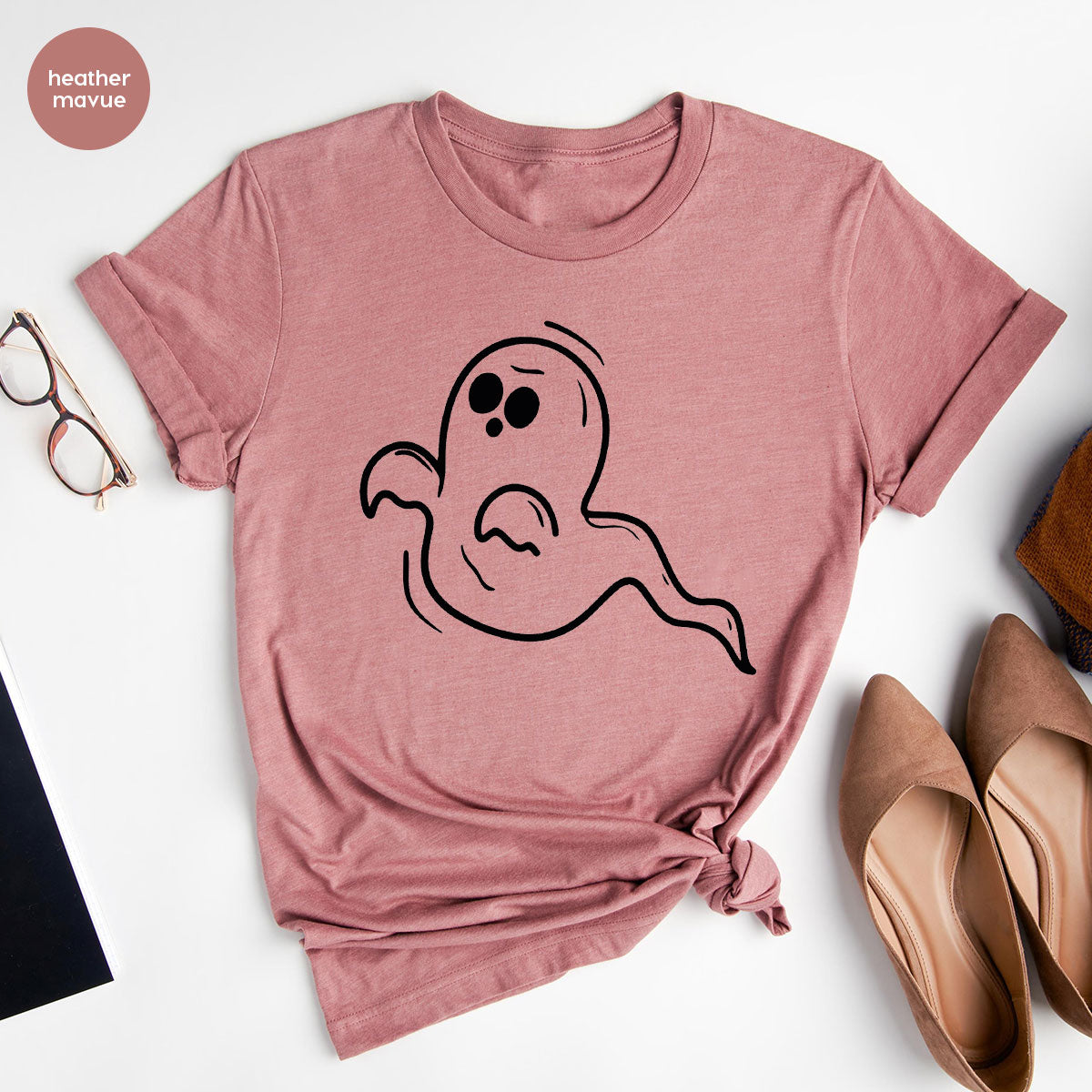 Halloween Ghost T-Shirt, Best Halloween Shirt Design, Halloween Boo Shirt