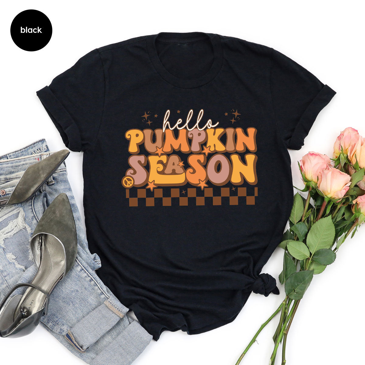 Pumpkin Season Shirt, Thanksgiving 2022 Shirt, Thanksgiving Pumpkin Design Tee