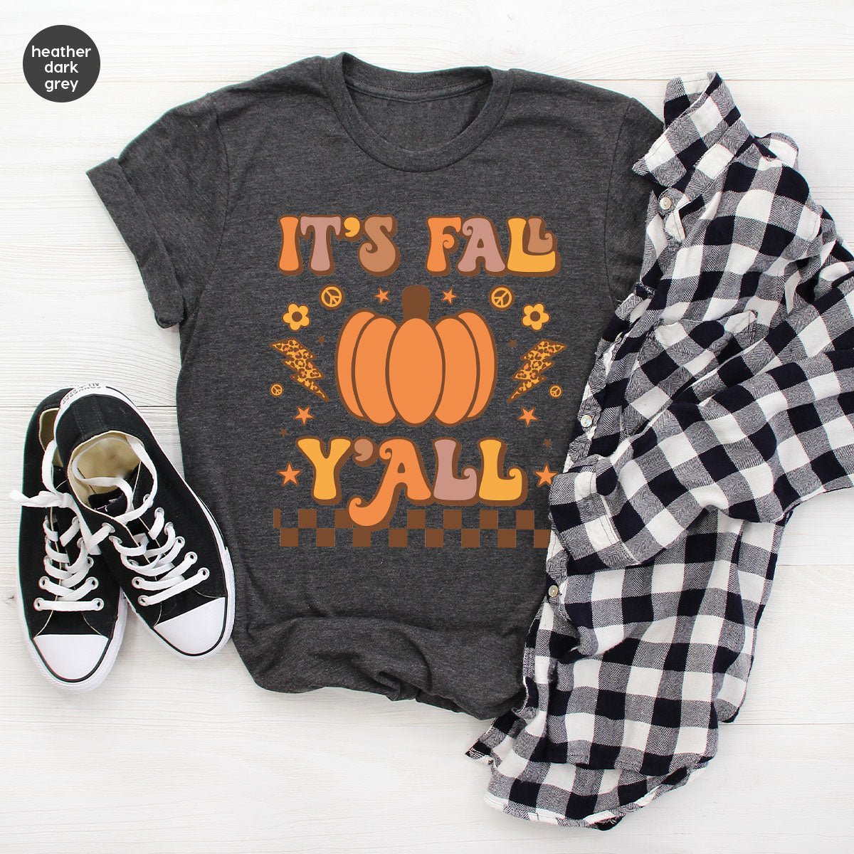 Halloween Fall Shirt, It's Y'Fall T-Shirt, Halloween Fall Hoodie, Long Sleeve and Short Sleeve Shirts