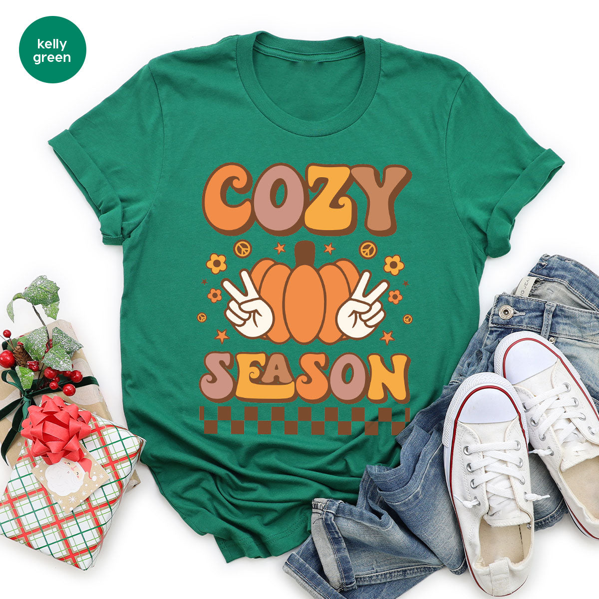 Cozy Thanksgiving Shirt, Funny Thanksgiving T-Shirt, Cozy Season Gee