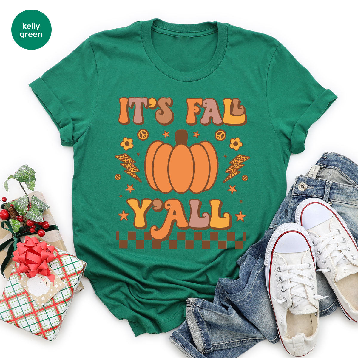 Halloween Fall Shirt, It's Y'Fall T-Shirt, Halloween Fall Hoodie, Long Sleeve and Short Sleeve Shirts