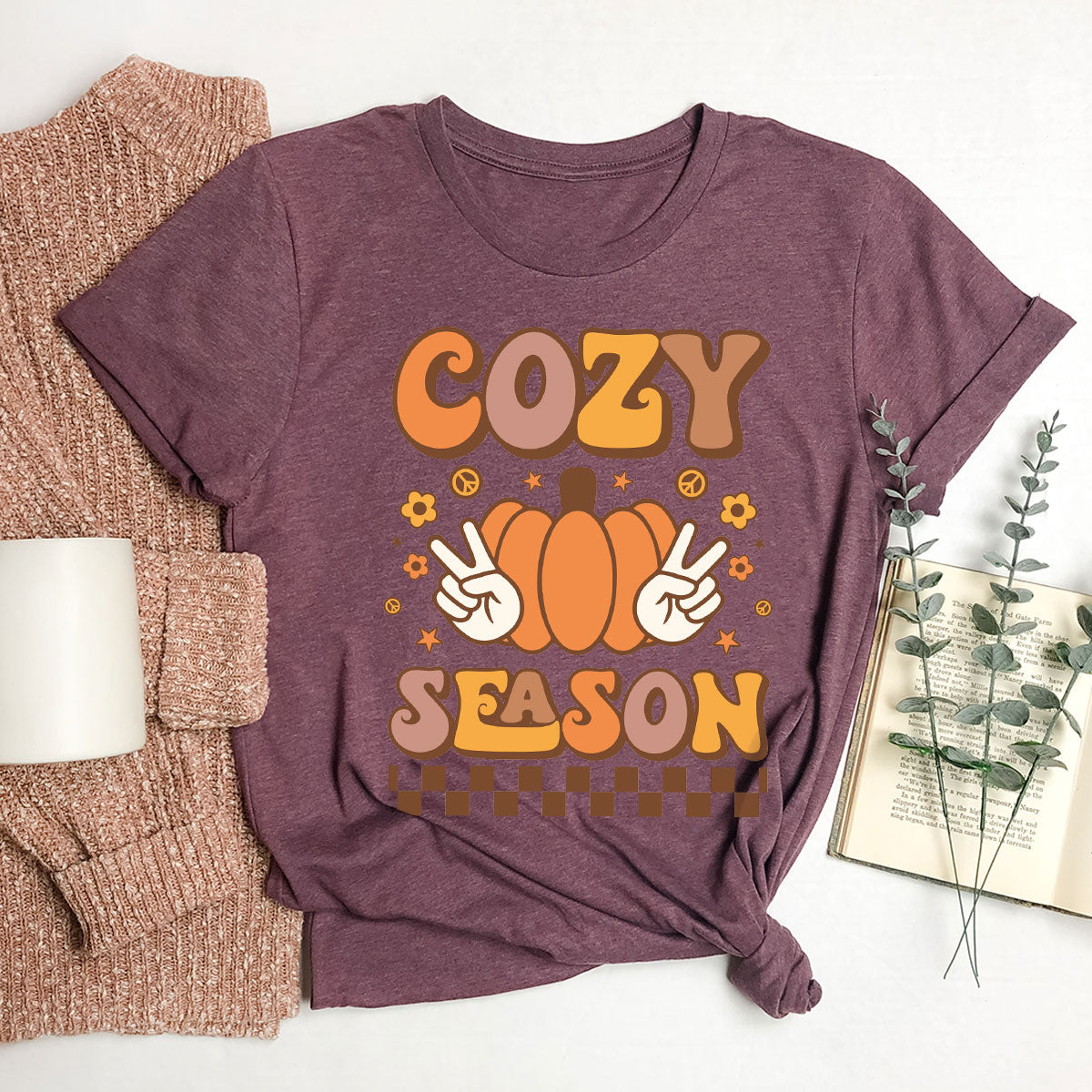 Cozy Thanksgiving Shirt, Funny Thanksgiving T-Shirt, Cozy Season Gee