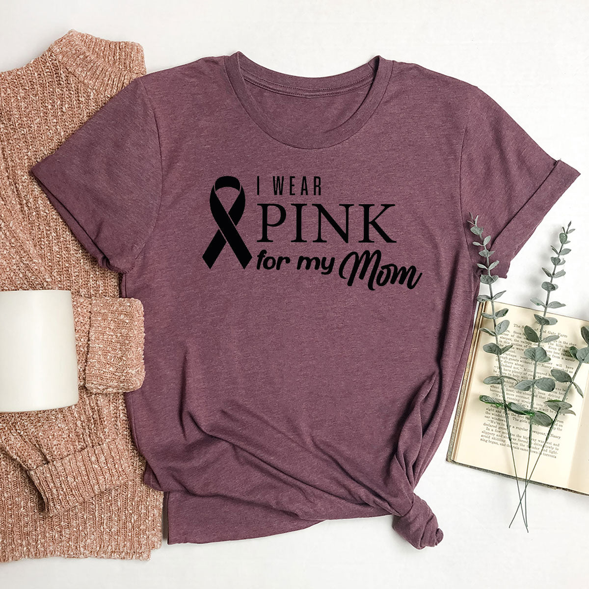 Long Sleeve Breast Cancer Survivor Shirt, Cancer Awereness Shirt, Wear Pink For Breast Cancer Sweatshirt