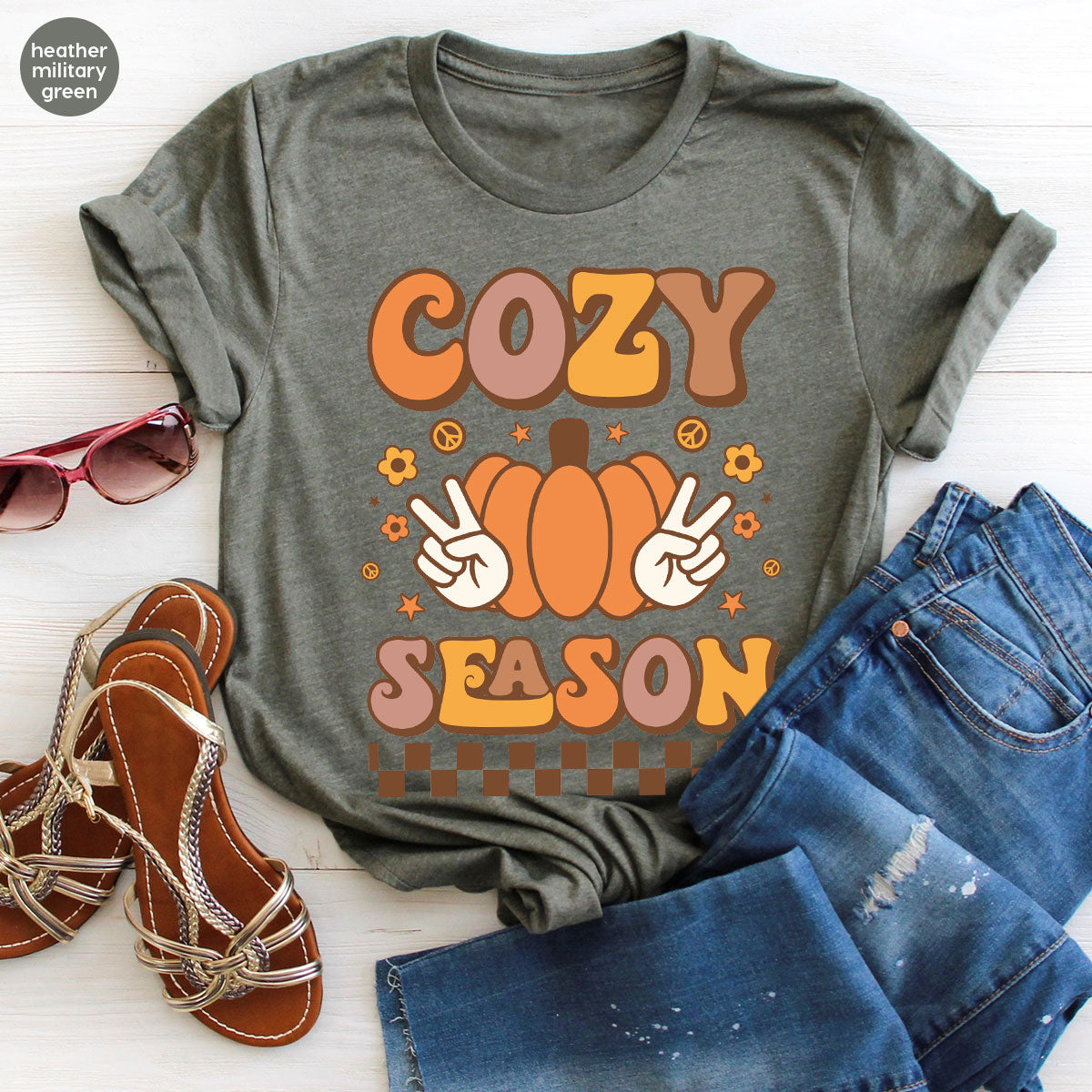 Cozy Thanksgiving Shirt, Funny Thanksgiving T-Shirt, Cozy Season Gee