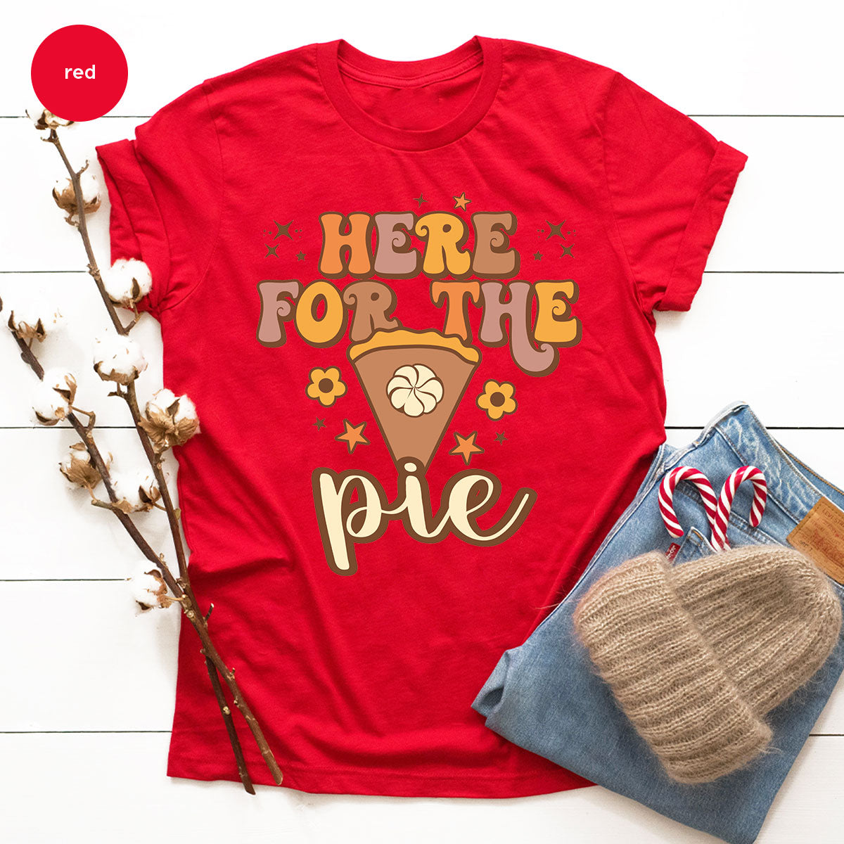 Here For The Pie Shirt, Funny Halloween Shirt, Cute Halloween Hoodie and Sweatshirt