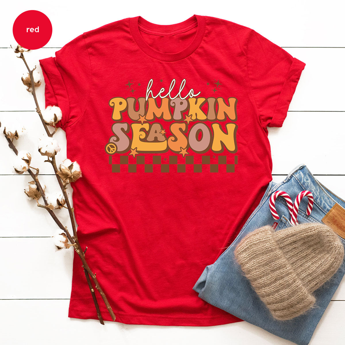 Pumpkin Season Shirt, Thanksgiving 2022 Shirt, Thanksgiving Pumpkin Design Tee