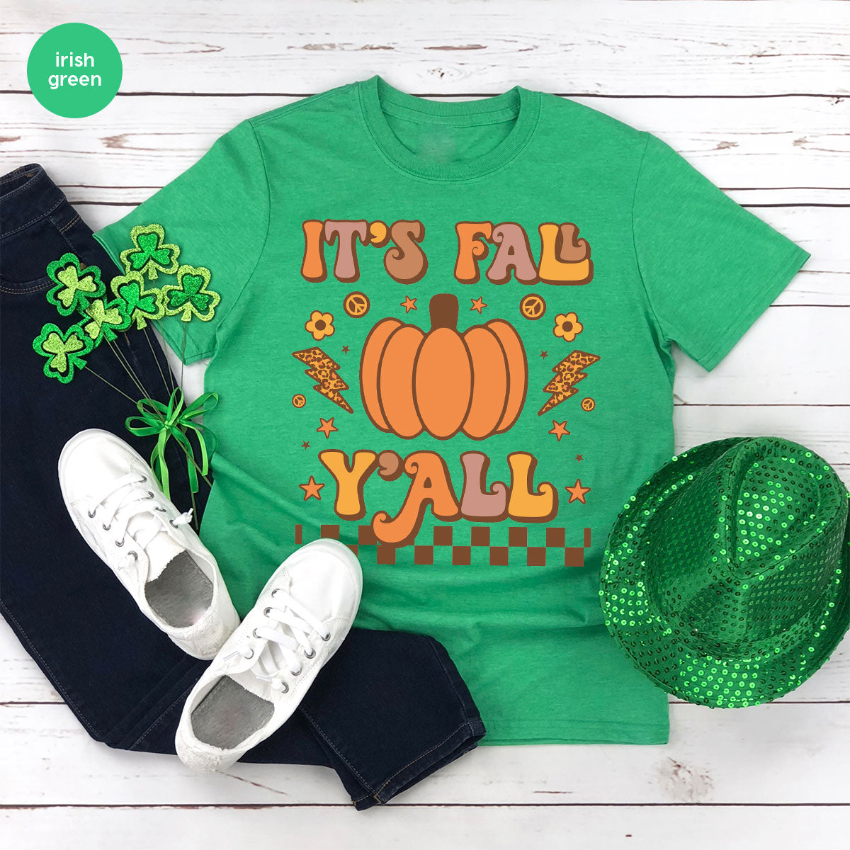 Halloween Fall Shirt, It's Y'Fall T-Shirt, Halloween Fall Hoodie, Long Sleeve and Short Sleeve Shirts