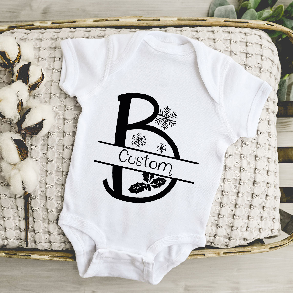 Custom Christmas T-Shirt, White Peach Design Shirt, Christmas Personalized Shirt