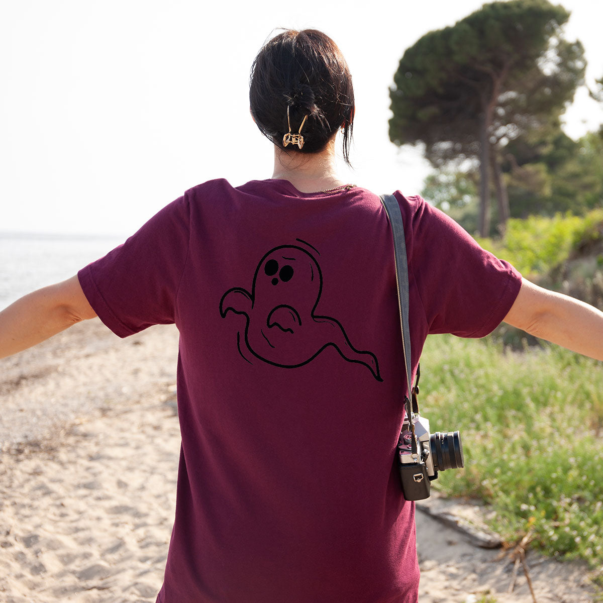 Halloween Ghost T-Shirt, Best Halloween Shirt Design, Halloween Boo Shirt