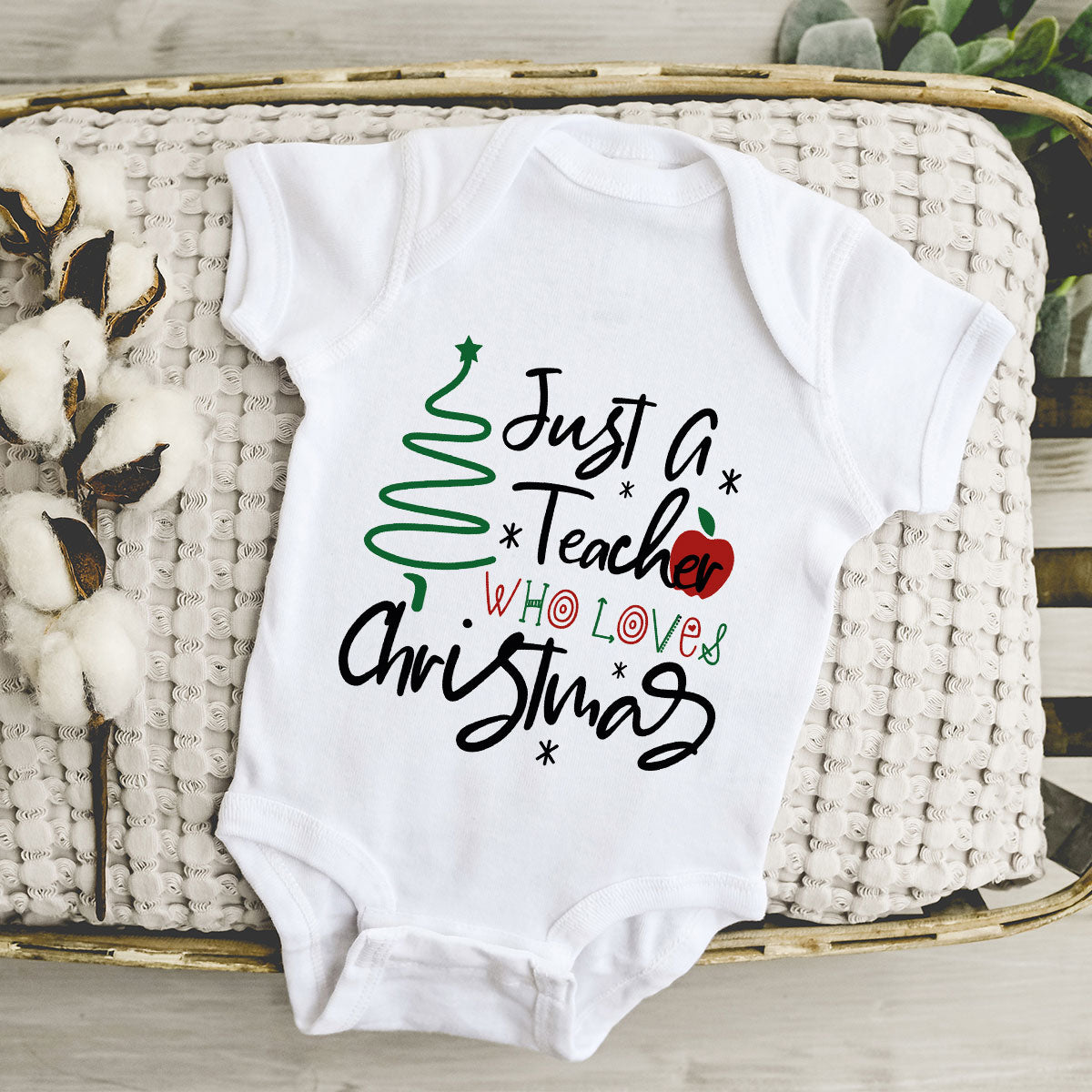 2023 Christmas Love Shirt, Just A Teach Who Loves Christmas Tee, Xmas 2023 Design T-Shirt