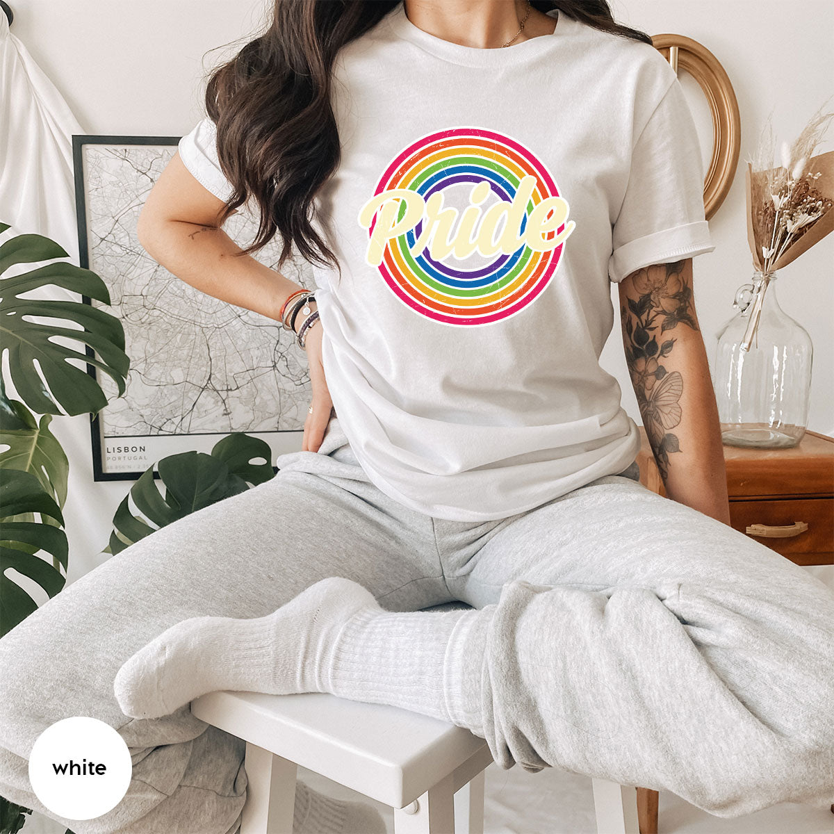 Pride Shirt, LGBT T-Shirt, Pride Tee, Rainbow Graphic Shirt