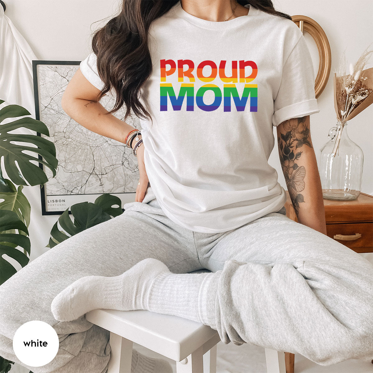 Proud Mom Shirt, LGBT Mom T-Shirt, LGBT Proud Tee