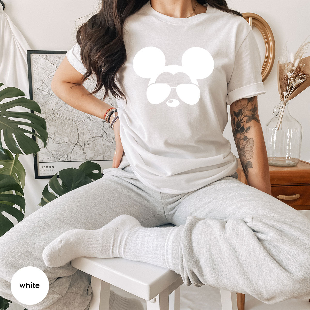 Disney Sweatshirt, Disney Mickey Graphic Tee for Kids, Disney Gift for Kids, Mickey Silhouette Unisex Shirt, Disney Family Shirt