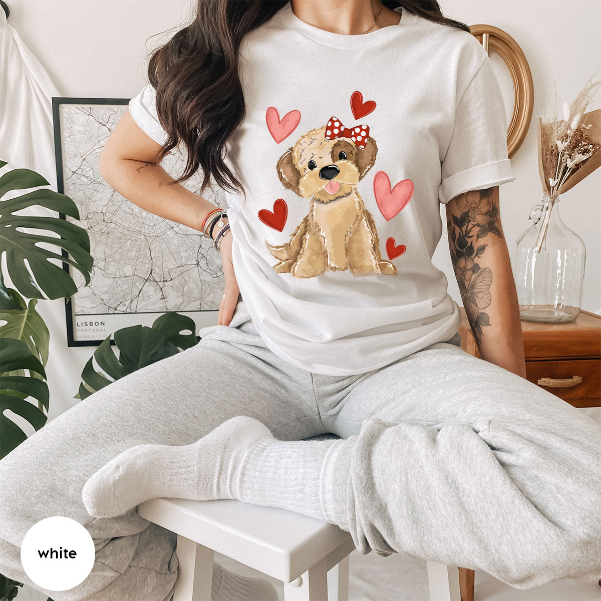 Sweet Dog Shirt, Valentine's Day Dog Lover Shirt, Pet T-Shirt, Pet Lover Tee