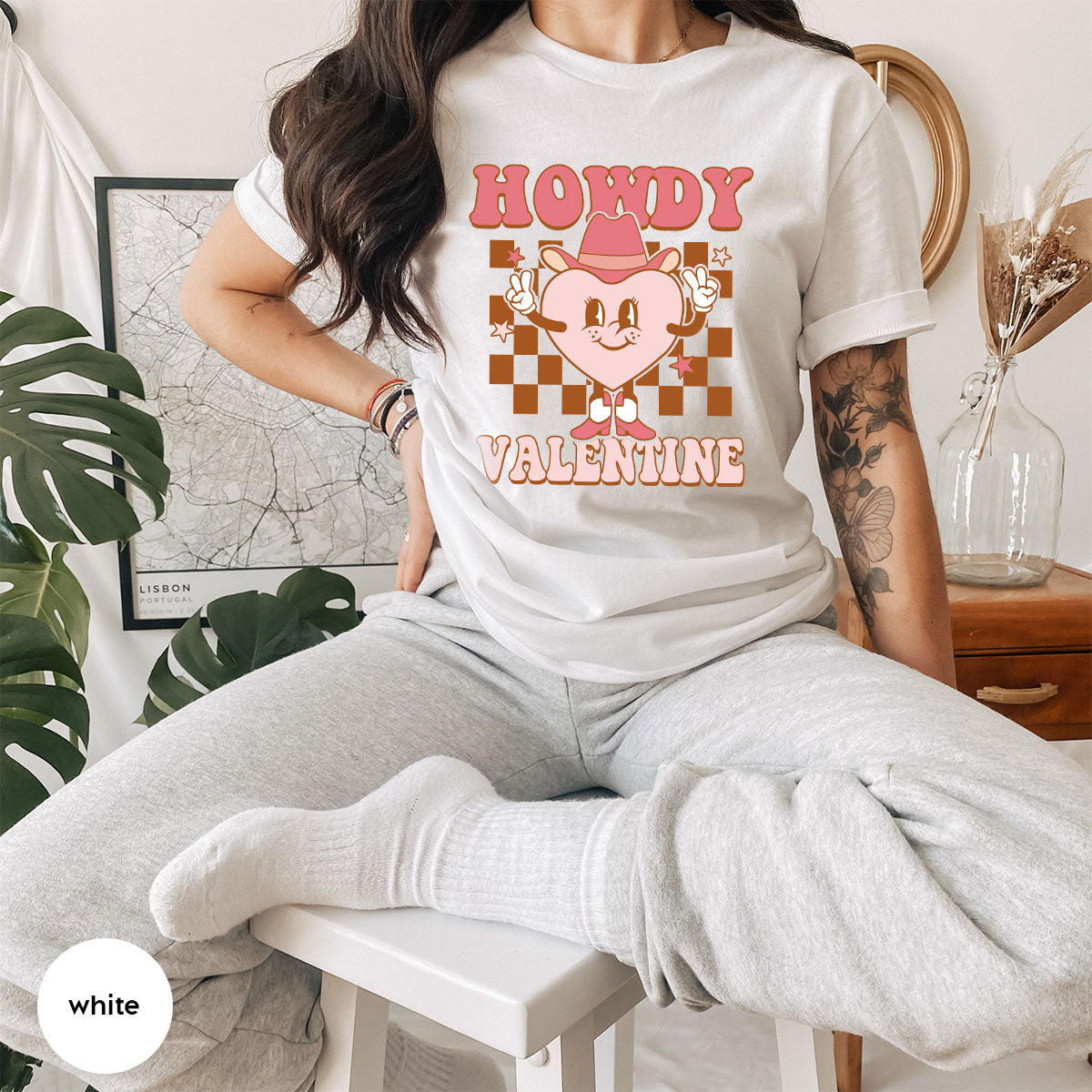 Howdy Valentine Shirt, 2023 Valentine's Day Shirt, Cute Feb 14 Tee