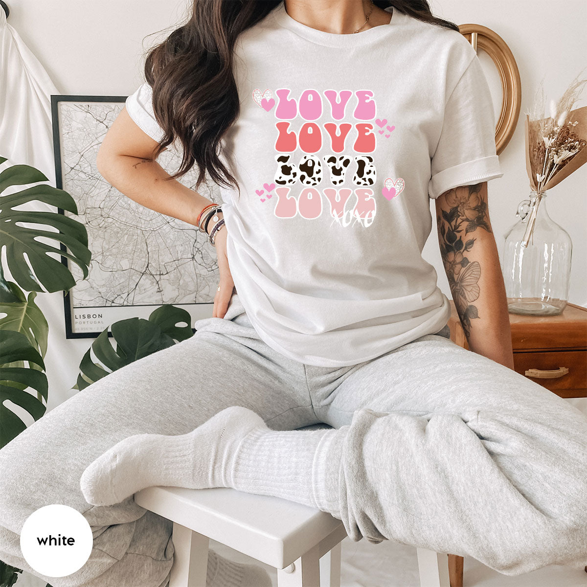 Love Shirt, Love Day T-Shirt, Valentine's Day Tee, 2023 Valentine's Day Gift