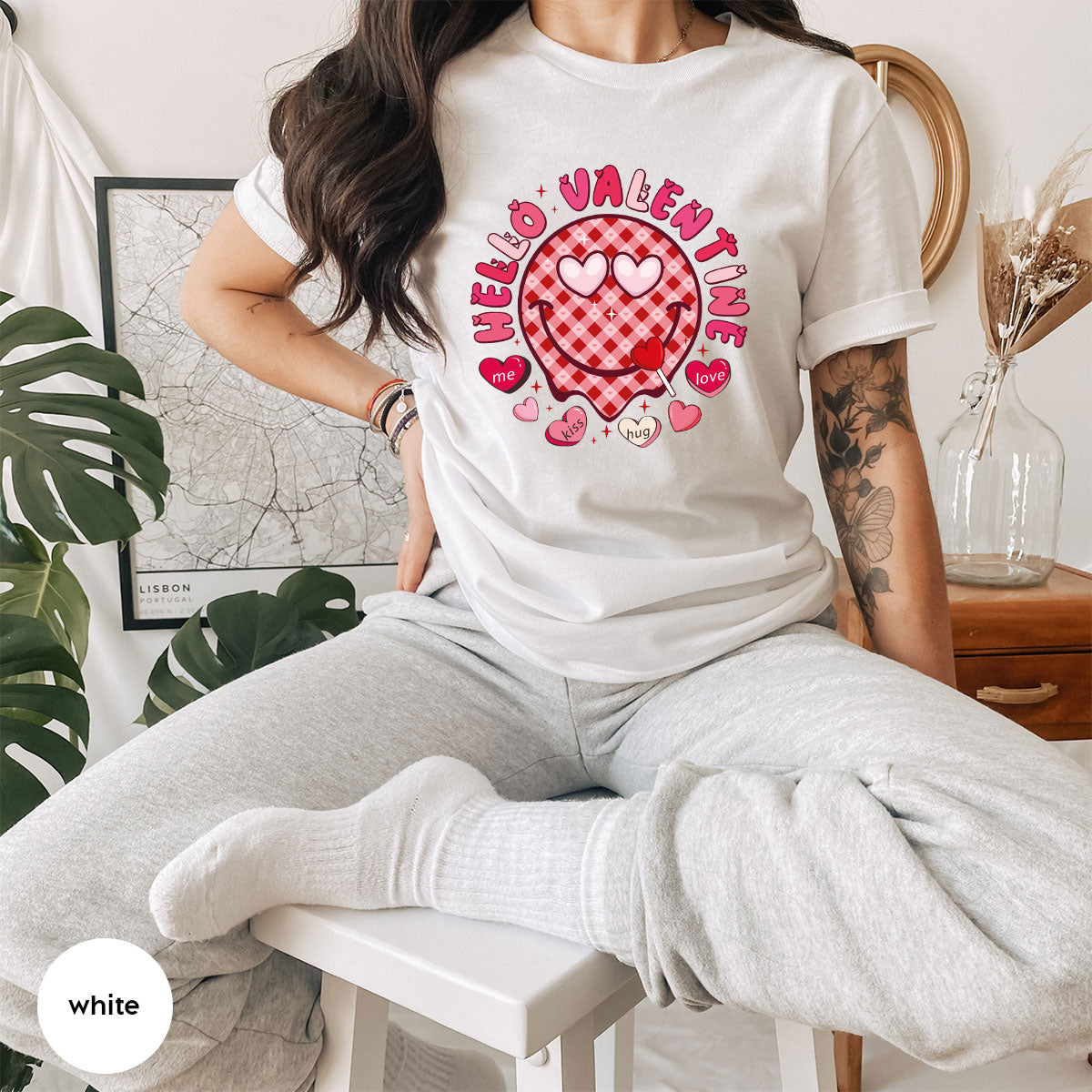 Hello Valentine Shirt, Valentine's Day Love Shirt, Gift for My Love T-Shirt