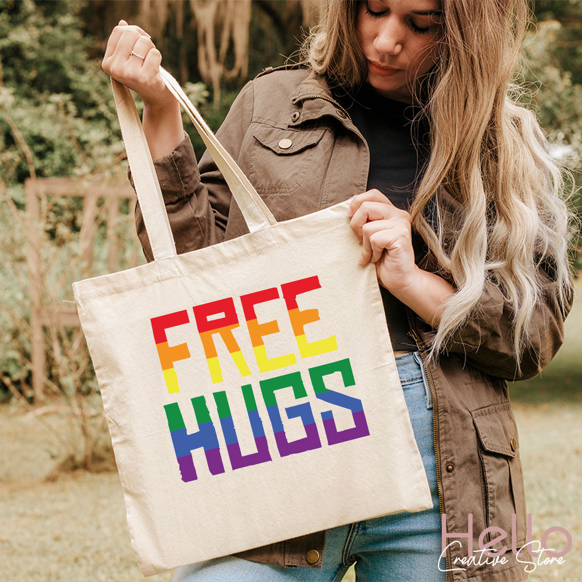 Cute LGBT Shirt, Free Hugs T-Shirt, Lovely Pride T-Shirt for LGBT