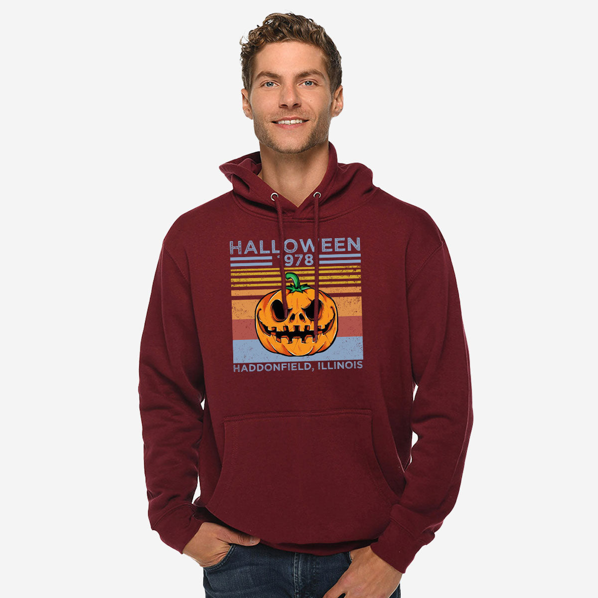 Halloween Retro Hoodie, 1979 Halloween Hoodie, Funny Halloween Design Hoodie